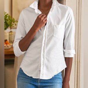 Frank & Eileen Barry tailored button-up shirt small